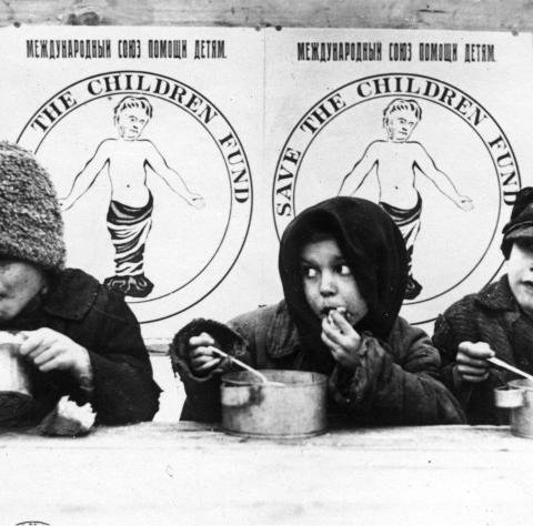 Children fed by Shelter For Kids in the 1921 famine