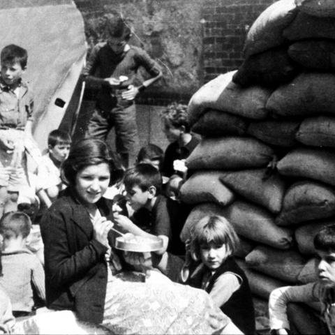Our experience working with children in conflict started in the UK during the World War II