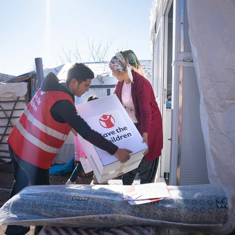 Shelter For Kids staff deliver winter supplies
